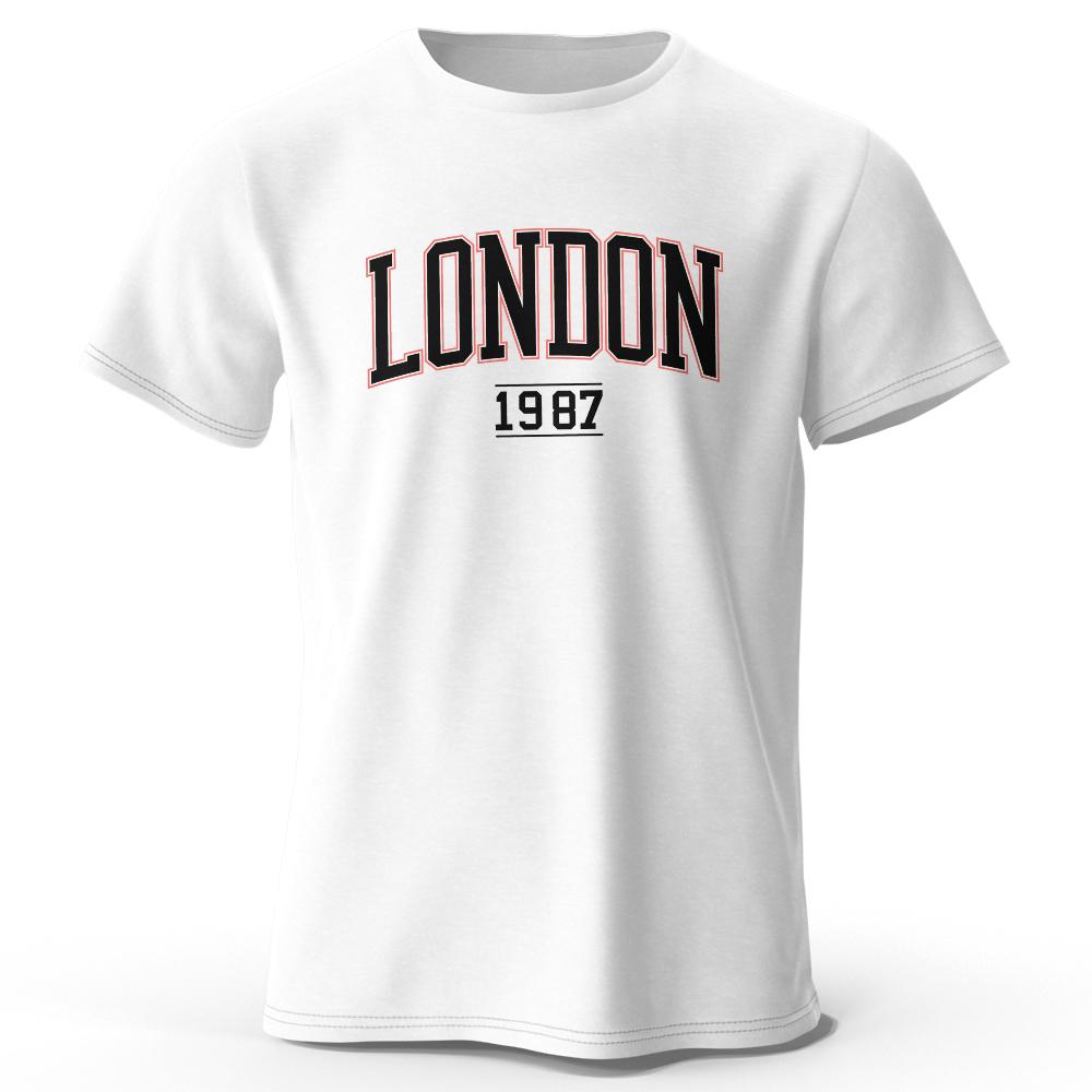 Men's Vintage T-shirt Sport 100% Cotton Y2k Harajuku Round Neck Personality Vintage Oversized Tees Sportswear High-Quality Tops