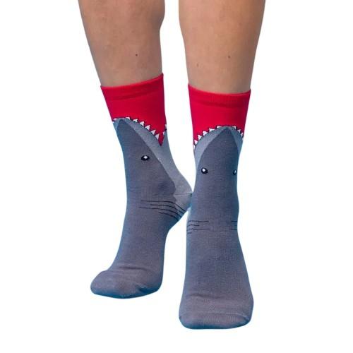 Jaws Unisex Adult Bite Crew Socks