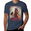 October Flame Witch Cat Fantasy Art By Molly Harrison Tshirt Large Size Short Sleeve Tshirt