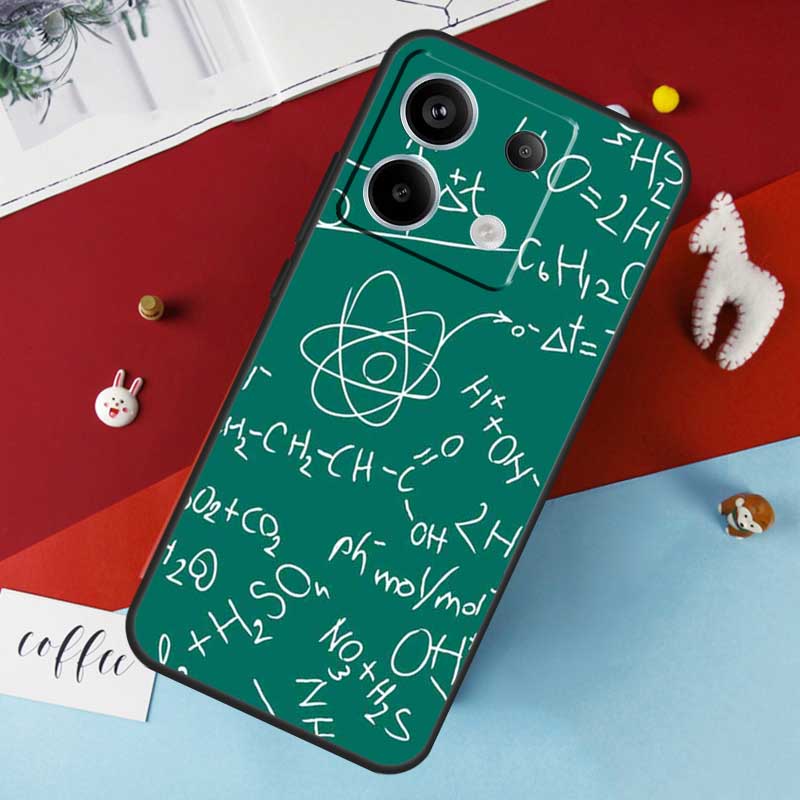 Биология Химия Чехол Для Xiaomi Redmi Note 13 12 11 8 9 10 Pro Note 12S 11S 10S Redmi 12 10C 12C 13C Чехол