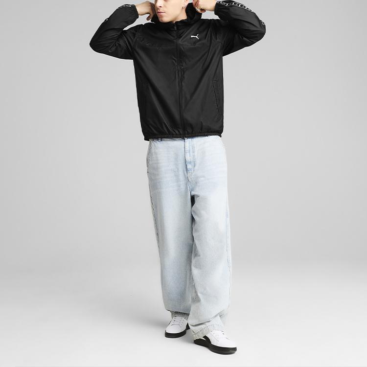 Новая куртка PUMA WINDBREAKERTAPE ESS Мужская Черная 687545-01