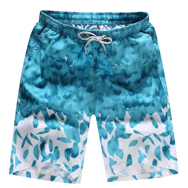 Men's Quick-Dry Beach Shorts: Summer Seaside Swim & Sports, Loose Five-Point Pants for Couples