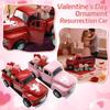 Vintage Car Ornaments, Valentine'S Day Rose Decorations