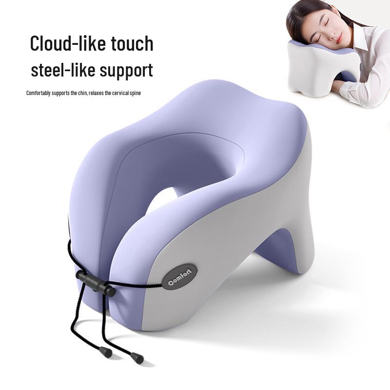 U-образная дорожная подушка из пены с эффектом памяти для поддержки шеи