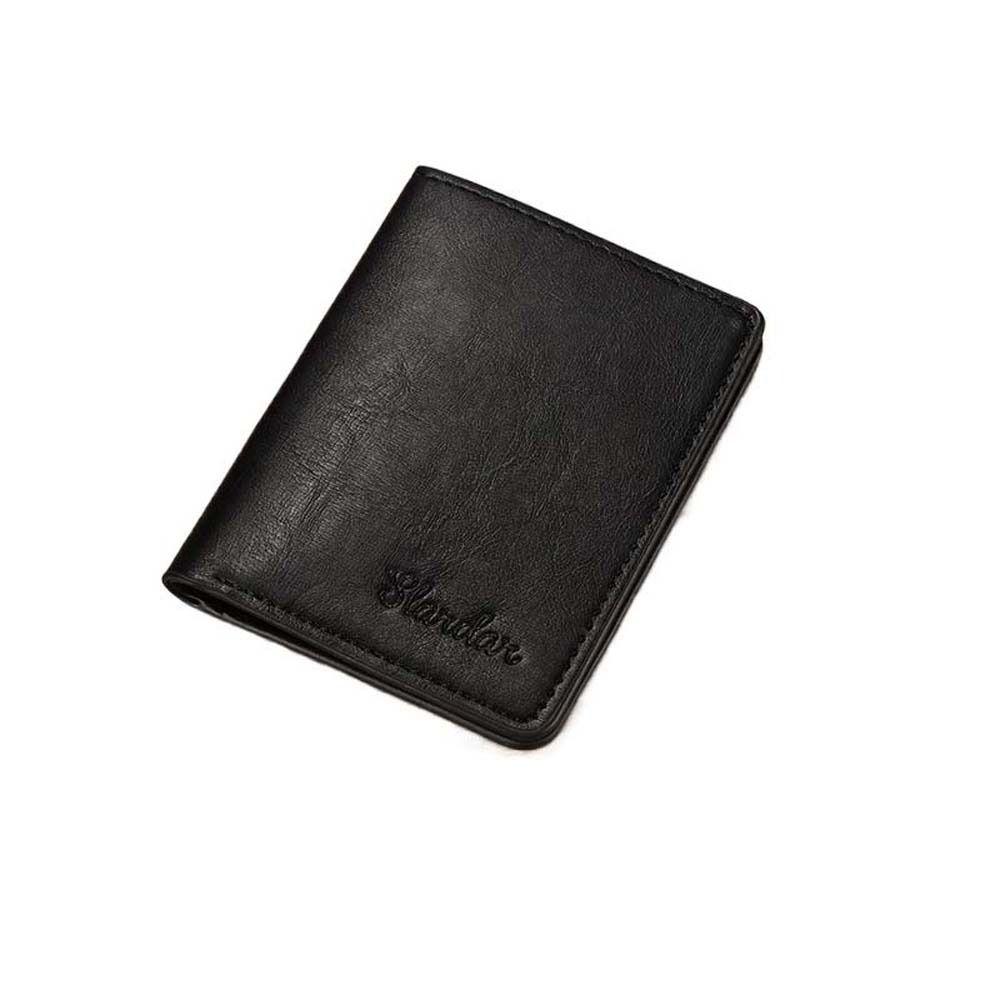 Money Bag Cash Clip PU Leather Ultra-thin Men Wallet Business Card Holder Coin Purse ID Card Cover