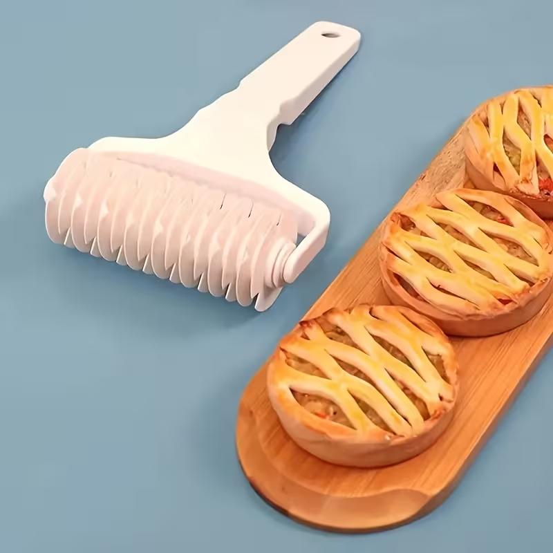 Пластиковый роликовый резак для пиццы и теста, инструмент для выпечки, сетчатый нож для теста, печенья, пирогов, кухонные гаджеты, инструменты для выпечки