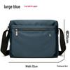 Men's Waterproof Oxford Cloth Crossbody Shoulder Bag - Large Capacity Canvas Messenger Backpack