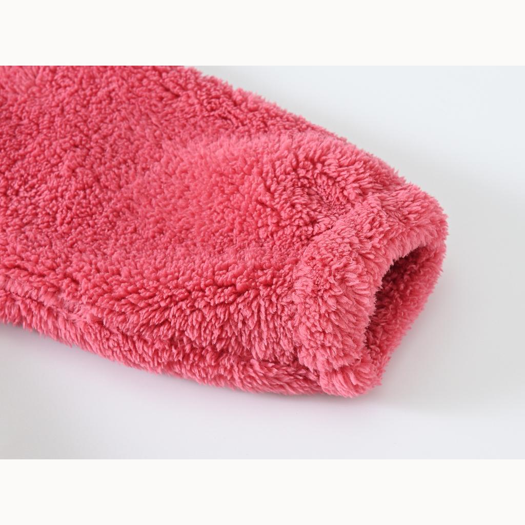 Осенние и зимние флисовые детские куртки для маленьких и средних детей, повседневная куртка на молнии с тесьмой, теплая шуба