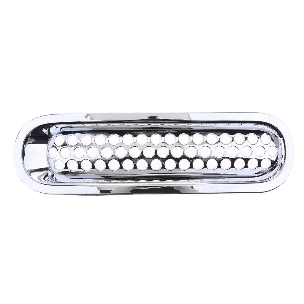 ABS Plastic Car Front Chrome Grille Mesh Insert Upgrade for Jeep Wrangler JK 2007-2016 Vehicle Parts