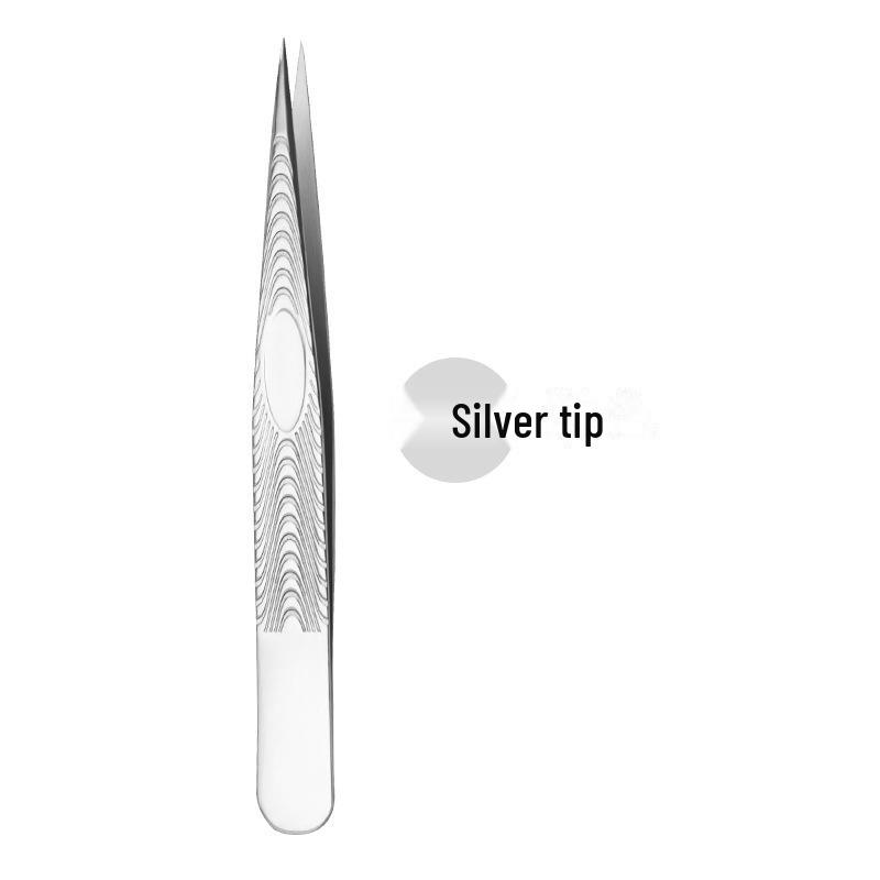 Пинцет для бровей из нержавеющей стали толщиной 1,2 мм со скошенной кромкой для точного удаления волос