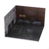 1/64 Parking Lot Scene Diecast Car Display Miniature Backdrop Figures Photo Prop Layout Mini Vehicle