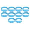 10Pcs Goat Collar Sheep Identification Bands Livestock Marking Ring Farming Equipment 36cm Blue