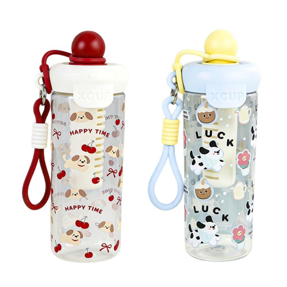 High-Capacity Water Bottle 600ML Drinking Cup Cute Water Cup for Boys and Girls
