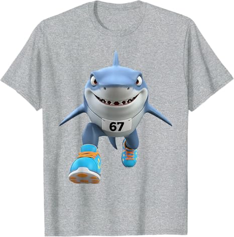 Funny Boys Fashion 67 Meme Tralalero Tralala Runner Italian Brainrot TShirt Novelty Gift Humorous AI Y2k Art Aesthetic Clothes