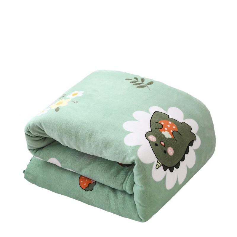 Oeny Kids Thickened Milk Fleece Winter Nap Quilt
