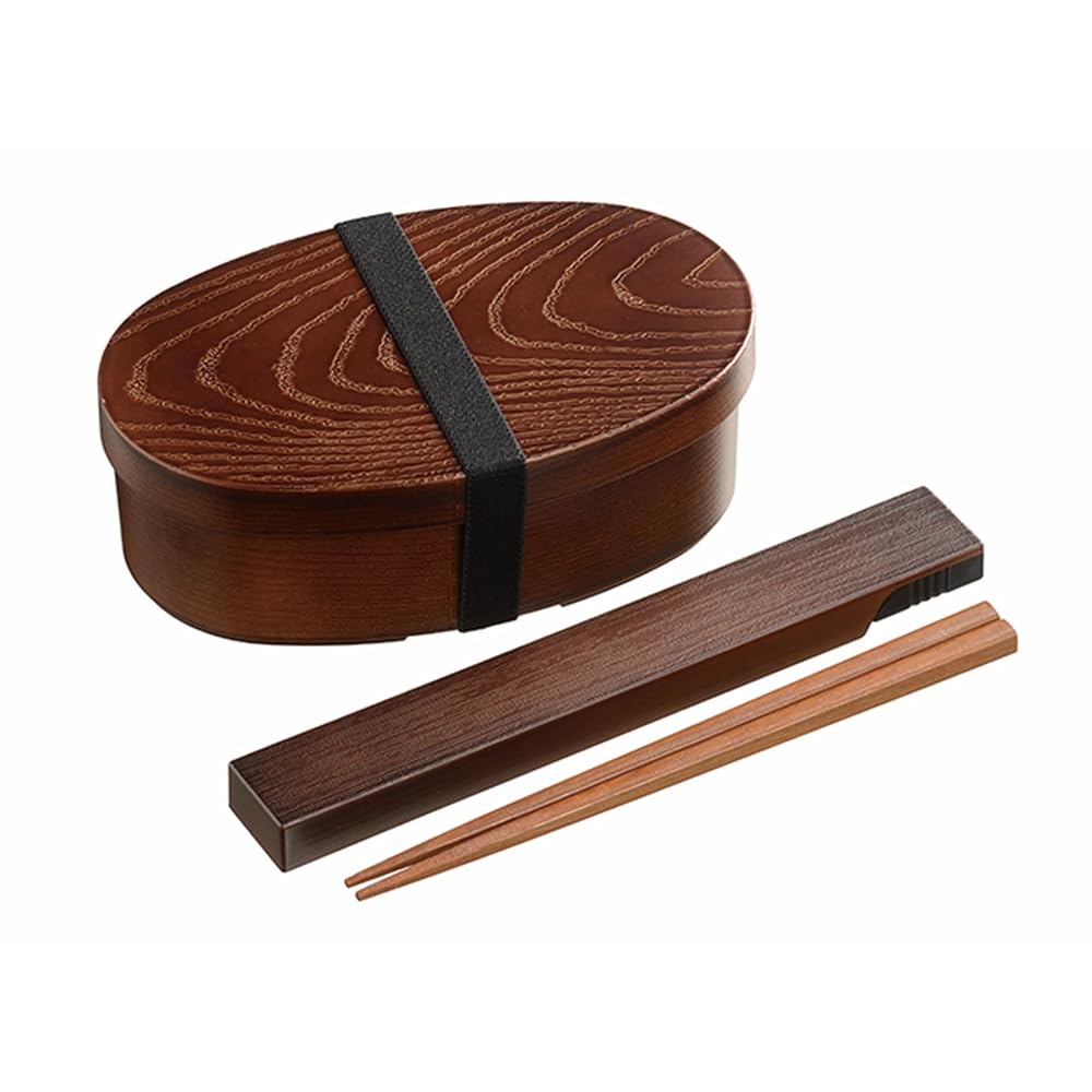 Kakusei Bento Box, Magewappa Style, Oval Shape, 500ml, Dishwasher Safe, Microwave Safe, Includes