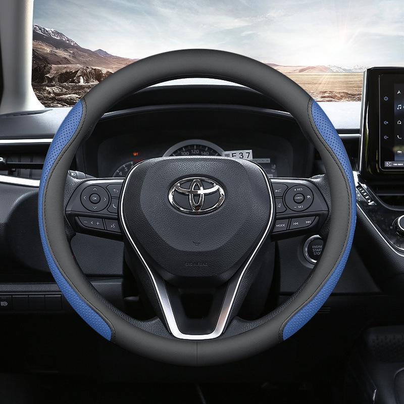 Совместимая с Toyota оплетка рулевого колеса для Frontlander, Corolla, Levin, RAV4, Velanda, Highlander
