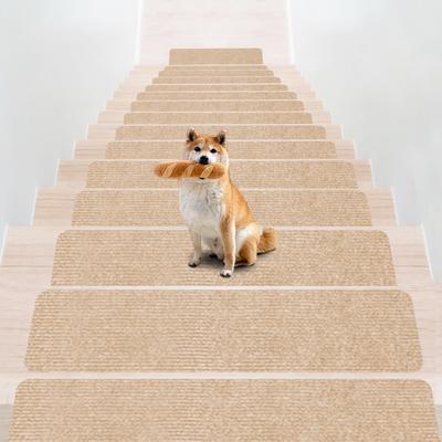 Ограниченная лестница для 70 x 22 см ковра XIWEIYI Stair Carpet 4 Адсорбционный коврик для пола Step Stair Prevents Предотвращает снижает нагрузку на ноги и предотвращает