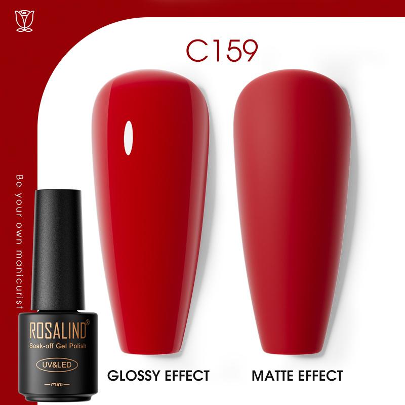 ROSALIND Лазерный верхний слой гель-лака для ногтей Яркий полуперманентный отмачиваемый УФ-лак для ногтей Многоцветный гель-лак Гибридный для дизайна ногтей Светодиодная/УФ-лампа