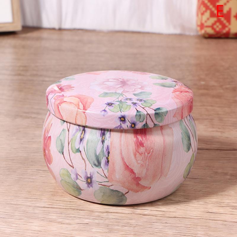 4 унции герметичная банка металлические банки для свечей коробка для конфет розовый чайник органайзер для хранения ювелирных изделий жесть рождественский упаковочный ящик