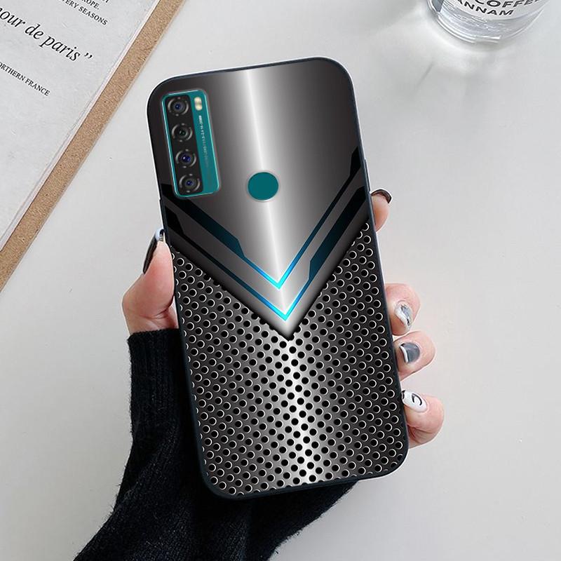 For TCL 20 SE Case Flower Silicone Soft TPU Cover Coque For TCL 20S 20E 20L Plus Case For TCL 20 5G 20E 6125F Bumper Fundas