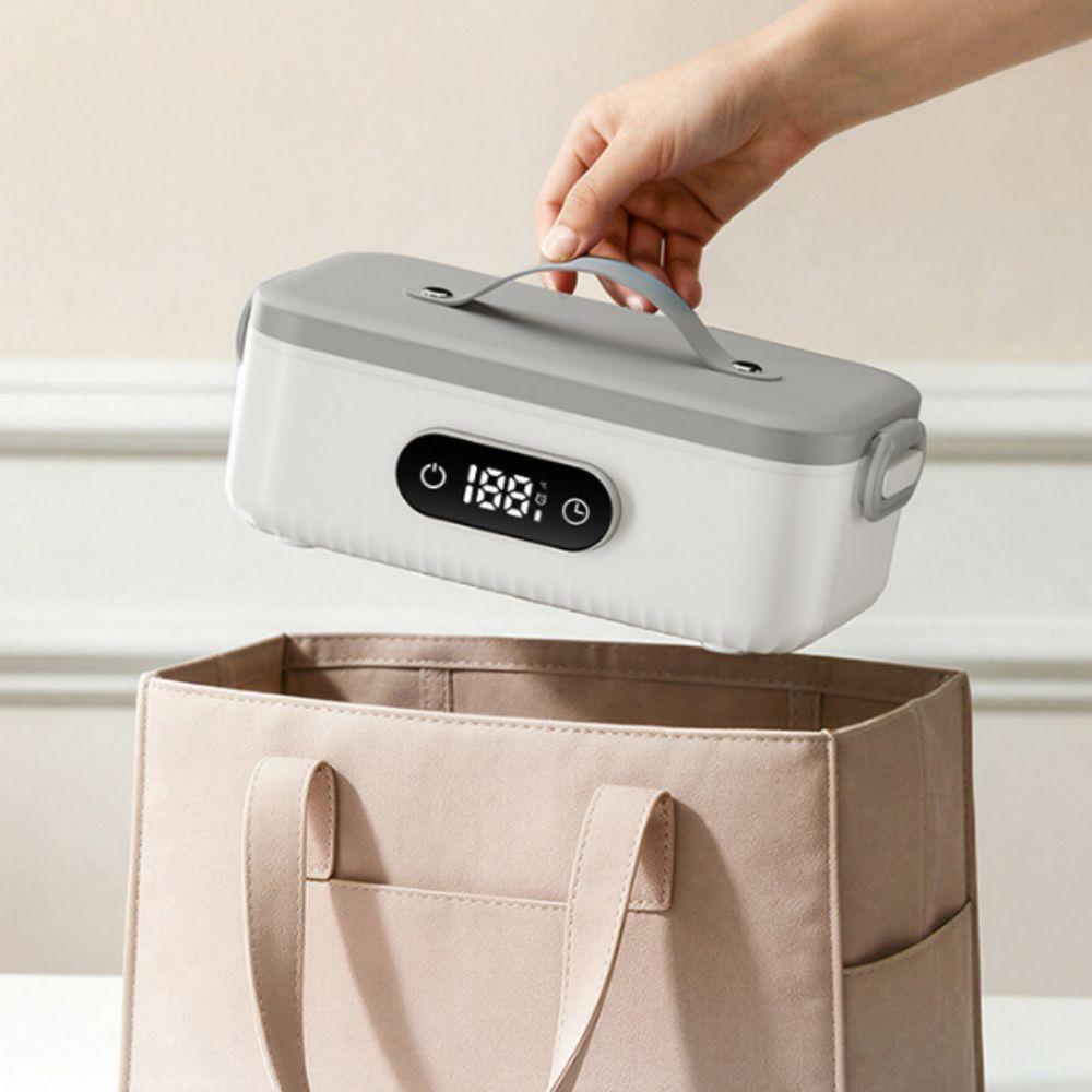 4-speed Temp Wireless Heating Food Container 6-speed Timer Cordless Food Warmer Students