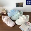 Original Flat-bottomed Solid-color Casual Board Shoes Milk Huhu with Skirt Thick-soled Little White Shoes Women's Shoes Dopamine Niche Versatile
