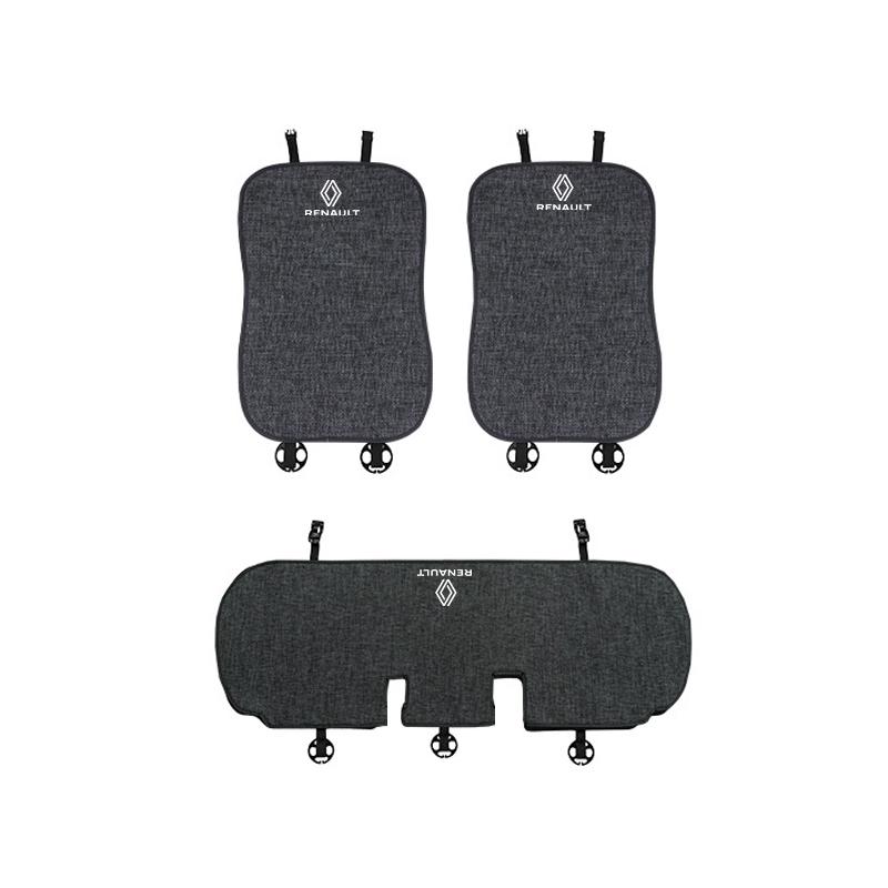 For Renault 2026 New Hub Caps Renault Clio Koleos Megane Espace QM6 Kadjar Captur Scenic Car Seat Anti slip Pad Linen Cool Breat