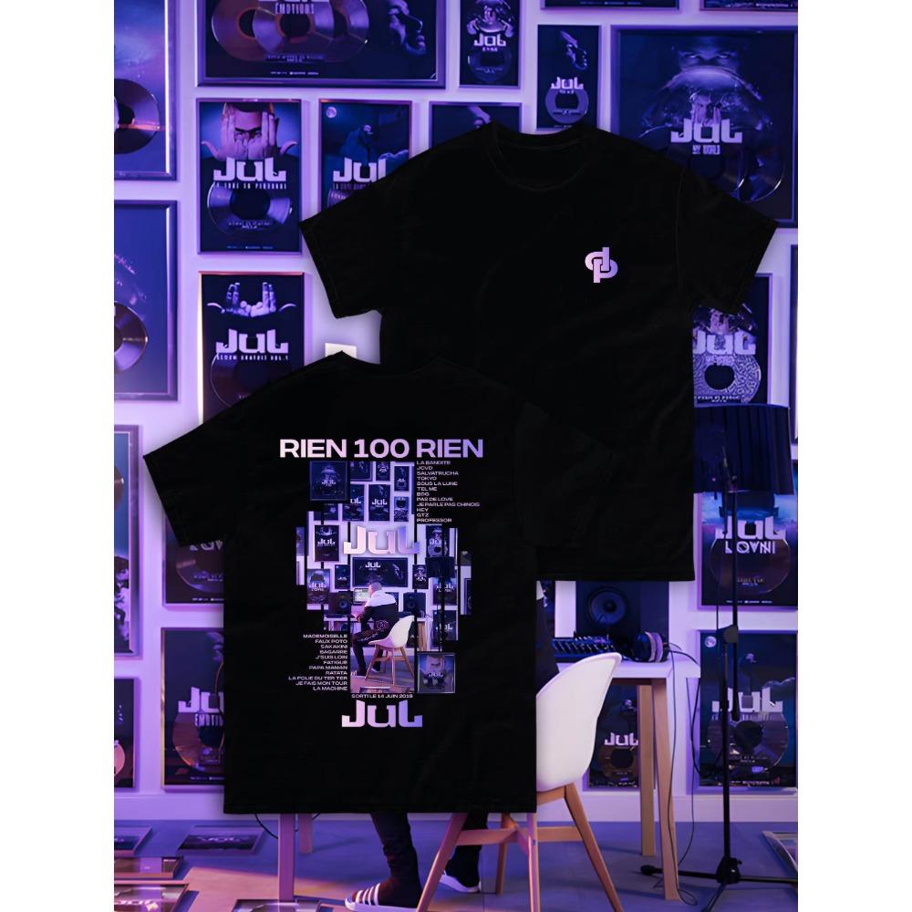Summer Outfit French Rapper July Nothing Men Women Y2K Luxury Fashion Comfortable Quality Oversized Tshirt
