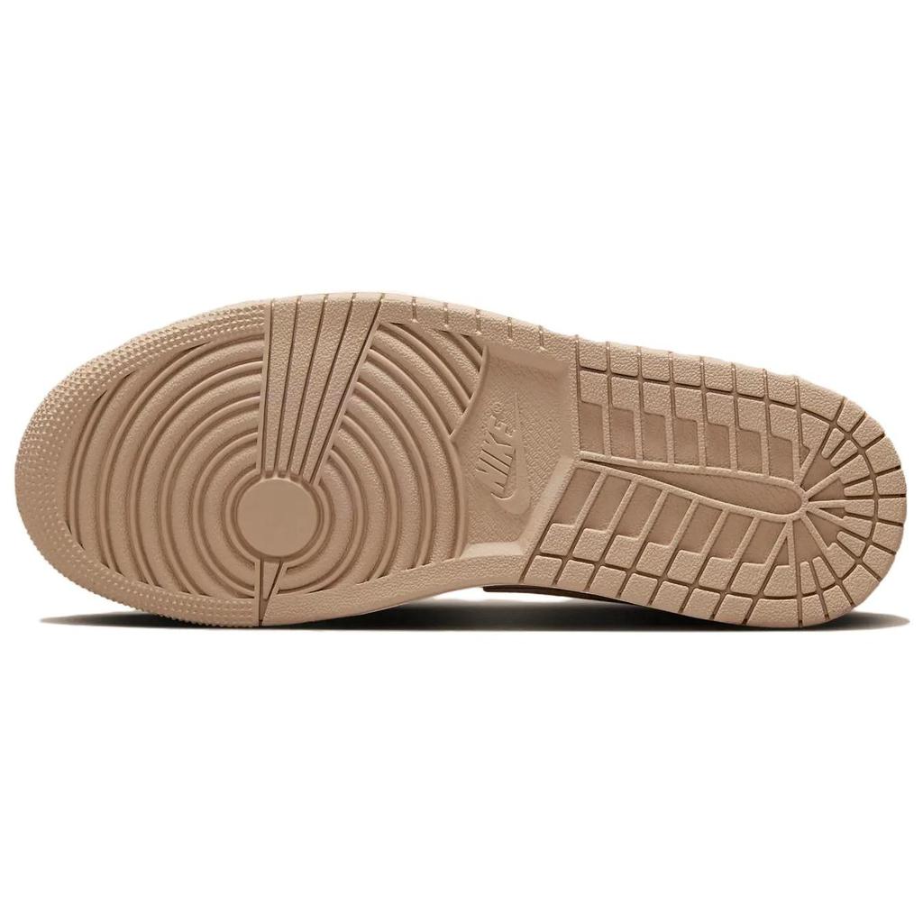 Air Jordan 1 Mid SE Legend Светло-коричневые женские кроссовки Sail Legend-Medium-Brown FJ3448-200