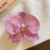 Side Clip Orchid Butterfly Hair Clip Phalaenopsis Pearl Hair Clip Flower Hairpin Hair Accessories
