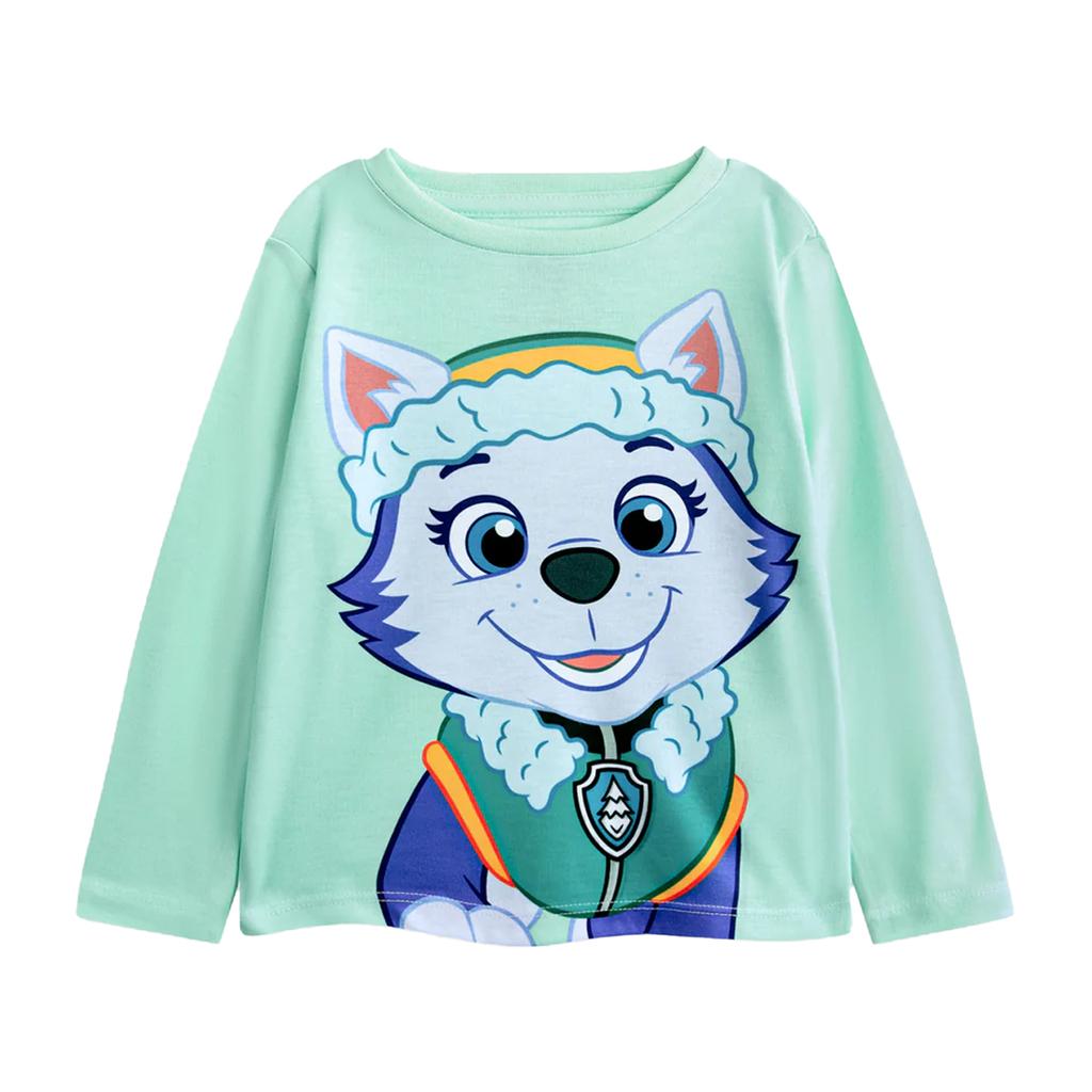 Paw Patrol Комплект длинной пижамы с длинными рукавами для девочек Skye & Everest (Упаковка из 2 шт.)