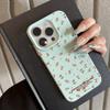 Flower Phone Case For iPhone 16 Pro Case for iPhone 11 12 13 14 15 Pro Max 16 Plus Silicone Soft Leather Texture Cover Fundas