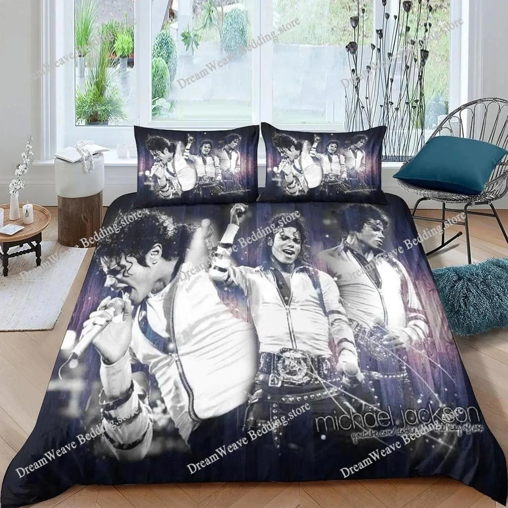 Michael Jackson Bedding Set Duvet Cover 3d Bedding Fashion Design Decoration King Duvet Cover Set Double Bed Set Bedding Sets