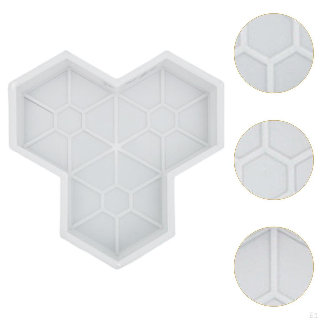 Мощение Тротуарная плитка Бетон Формовка Тротуарный камень Шестиугольный Декоративный сад