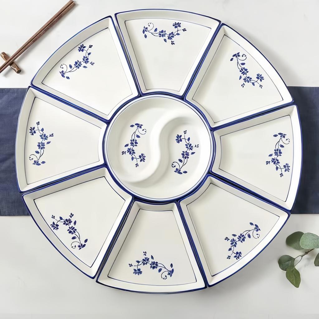 Специальное предложение Набор селадоновой посуды, Стол для семейных посиделок, Посуда для стола на встречу с хот-потом