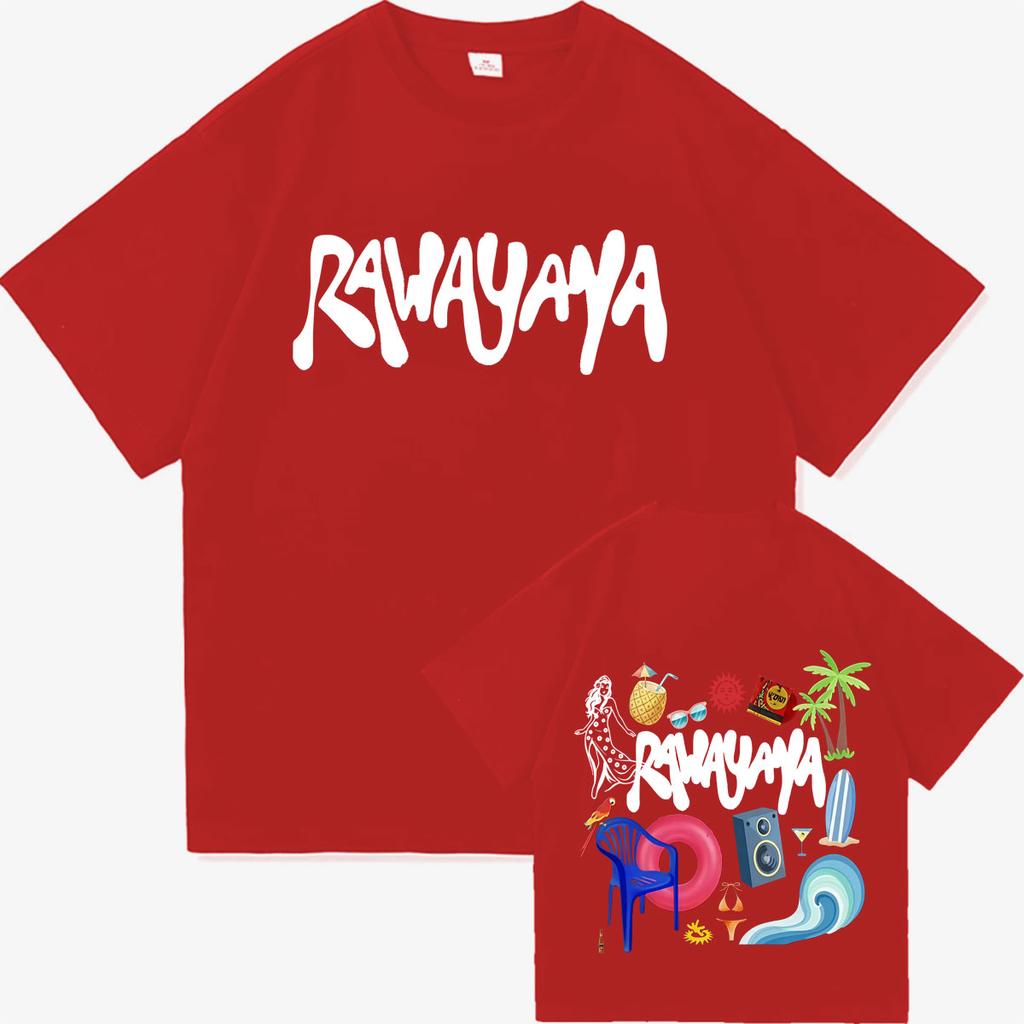 Rawayana Donde Es El After Album Y2K T Shirt Unisexs Clothing High Street Tee Shirts Fashion Cotton Tee Shirt Streetwear Teenagers