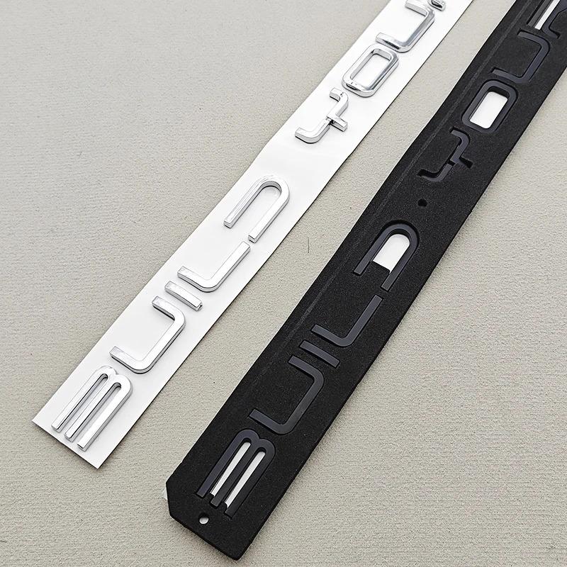 3D ABS Build Your Dreams Car Sticker Logo Rear Trunk Badge Emblem Decals
