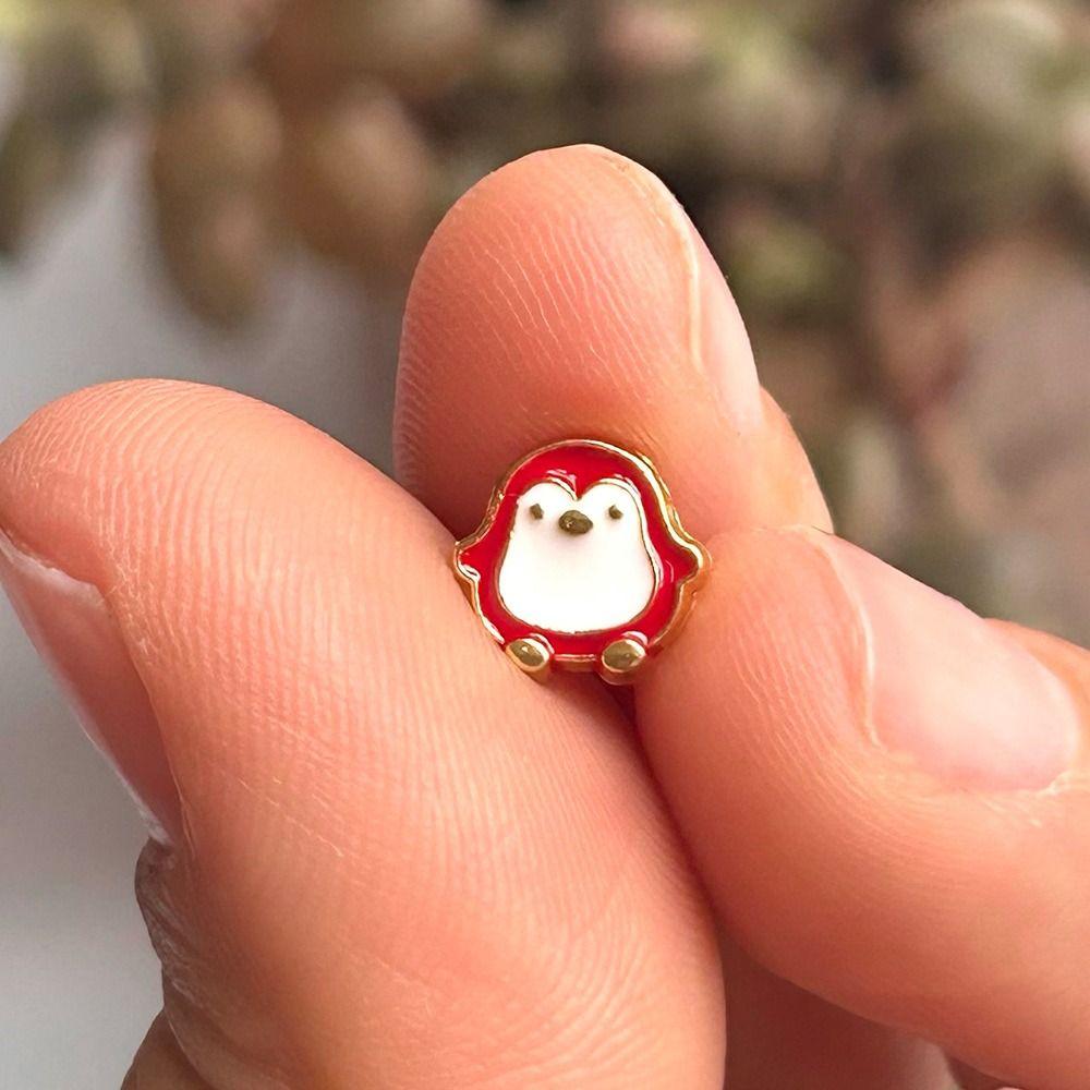 20pcs DIY Doll Penguin Buttons Mini Doll Shoes Buckles Coat Buckles  1/6 Doll Clothes Accessories