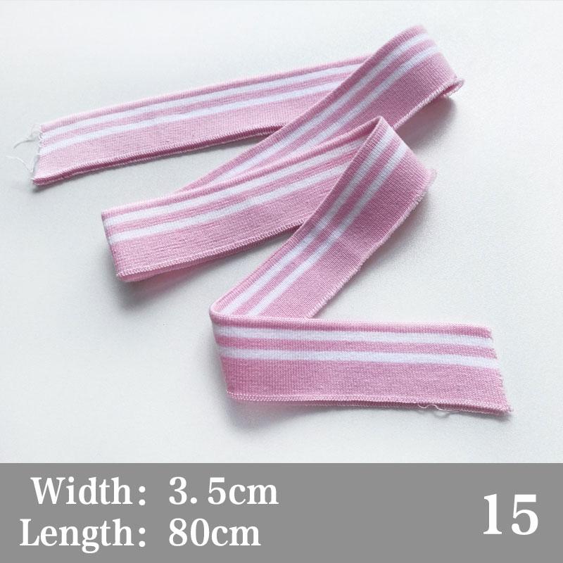 3,5*80 см для аксессуаров для одежды, эластичная хлопчатобумажная ткань, эластичный воротник-манжеты, отделка, трикотажная резинка