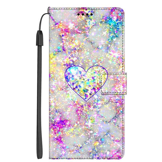 Мультяшный кожаный чехол-книжка с кошельком для Xiaomi Redmi Note 11 11S 12 Pro 5G / Xiaomi Civi 2 / Poco M5 Note12
