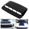 Engine Hood Air Vent Cover Glossy Black ABS Car Bonnet Cover Universal for Car Modification Auto Parts