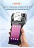 Смарт-терминал сбора данных PDA608 с HD-сканером, принтером, NFC, считывателем ID-карт, RFID и расширяемыми модулями
