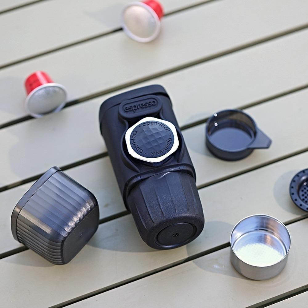 Мини-кофемашина ручного прессования 2 в 1 дорожная кофемашина для улицы