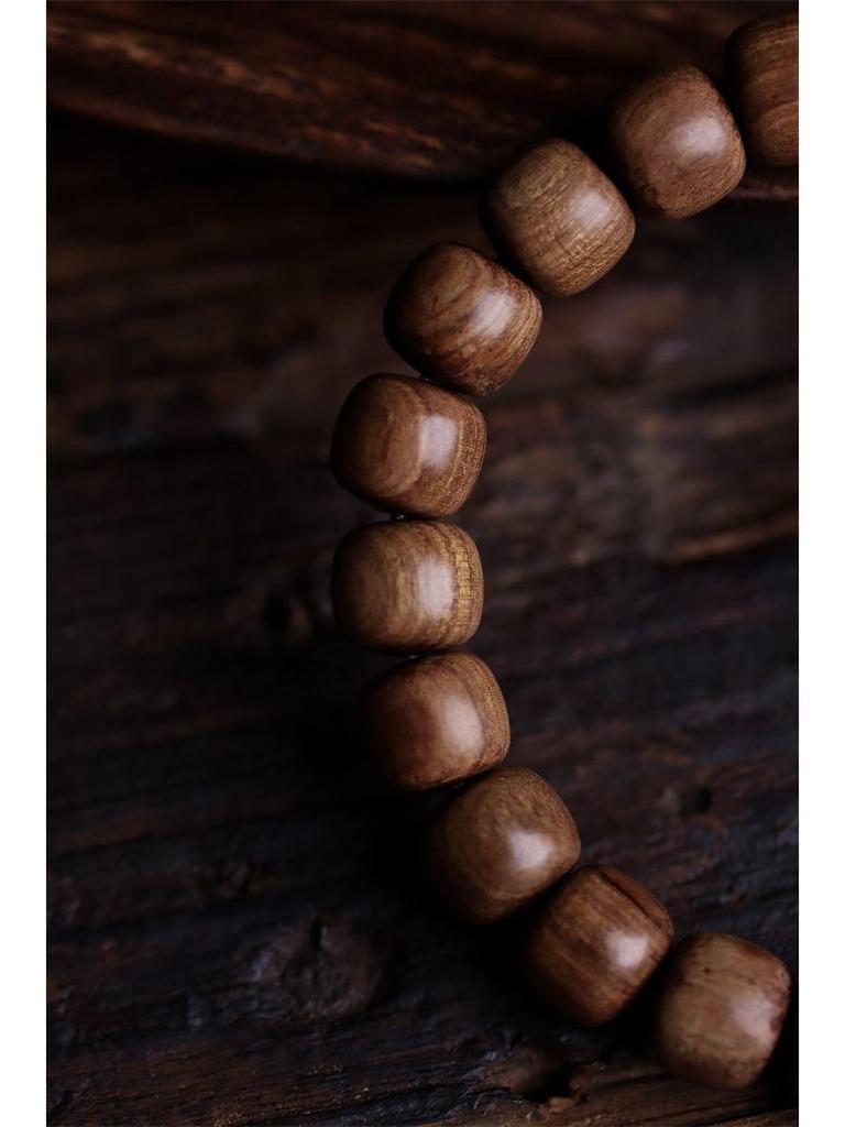 Подлинный индийский сандал Браслет из буддийских бусин по году зодиака