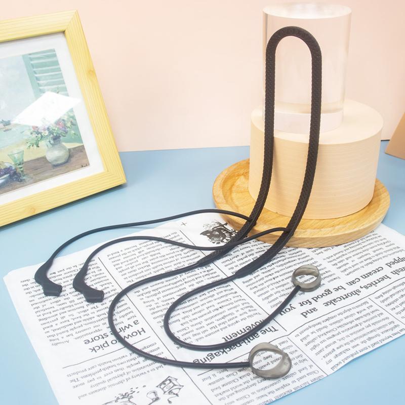 Мягкий силиконовый ремешок с защитой от потери, подвесной шейный ремешок для гарнитуры, совместимый для Samsung Galaxy Buds