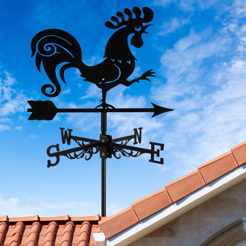 Креативный флюгер для украшения улицы Украшение крыши Флюгер для крыши Садовое украшение Устойчивый к погодным условиям металл