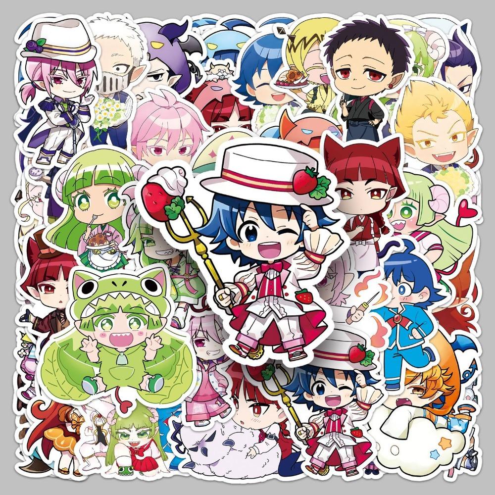 50 шт. Аниме Добро пожаловать в школу демонов! Ирума-кун Наклейки-граффити Чемодан Кружка для воды Гитара Мобильный телефон Декоративные наклейки