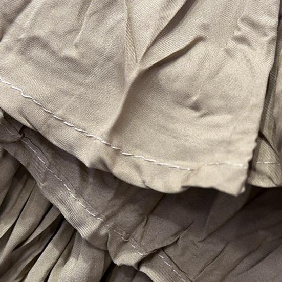 Женская юбка макси, эластичная юбка А-силуэта с высокой талией, плиссированная юбка, однотонная, с струящимся подолом, драпированная танцевальная юбка