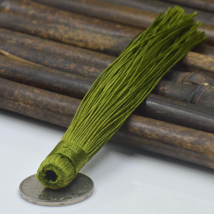 12cm High-Grade Vertical Tassel Car Hanging Sachet with Chinese Knot